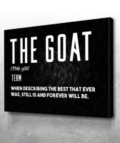 The GOAT Canvas Wall Art