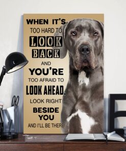 Great Dane Look Back Canvas
