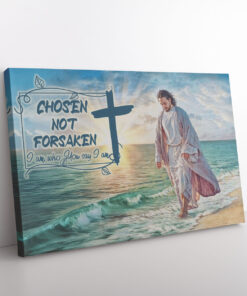 Jesus Walking on Water Poster & Canvas Print | Wall Art Decor | Gift for Christians & Faithful Believers