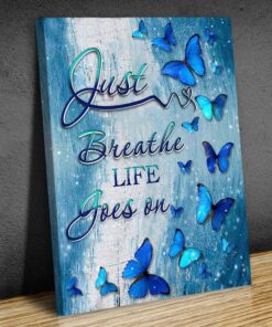 Canvas Butterfly Life Goes On