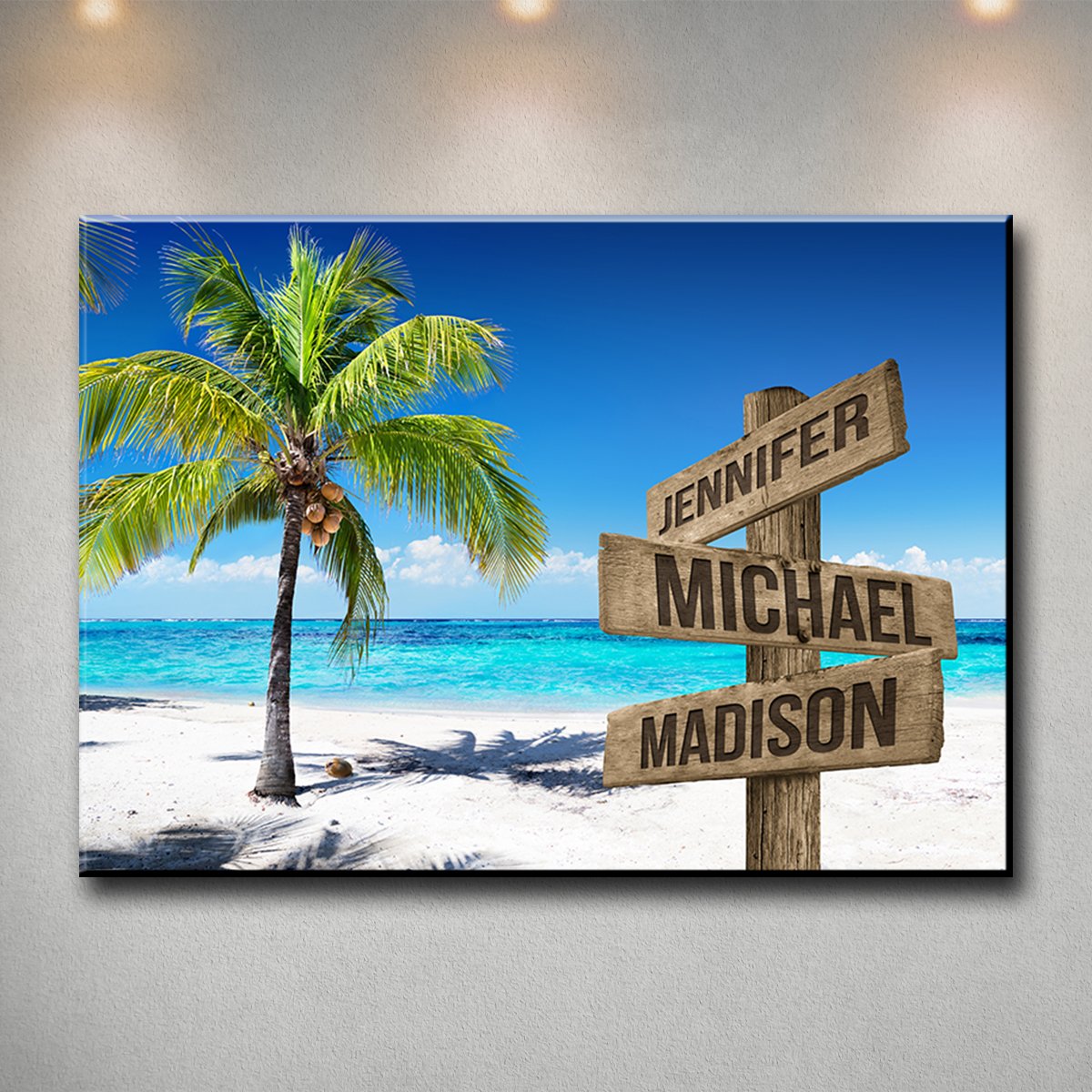 Ocean Breeze Color Multi-Names Premium Canvas