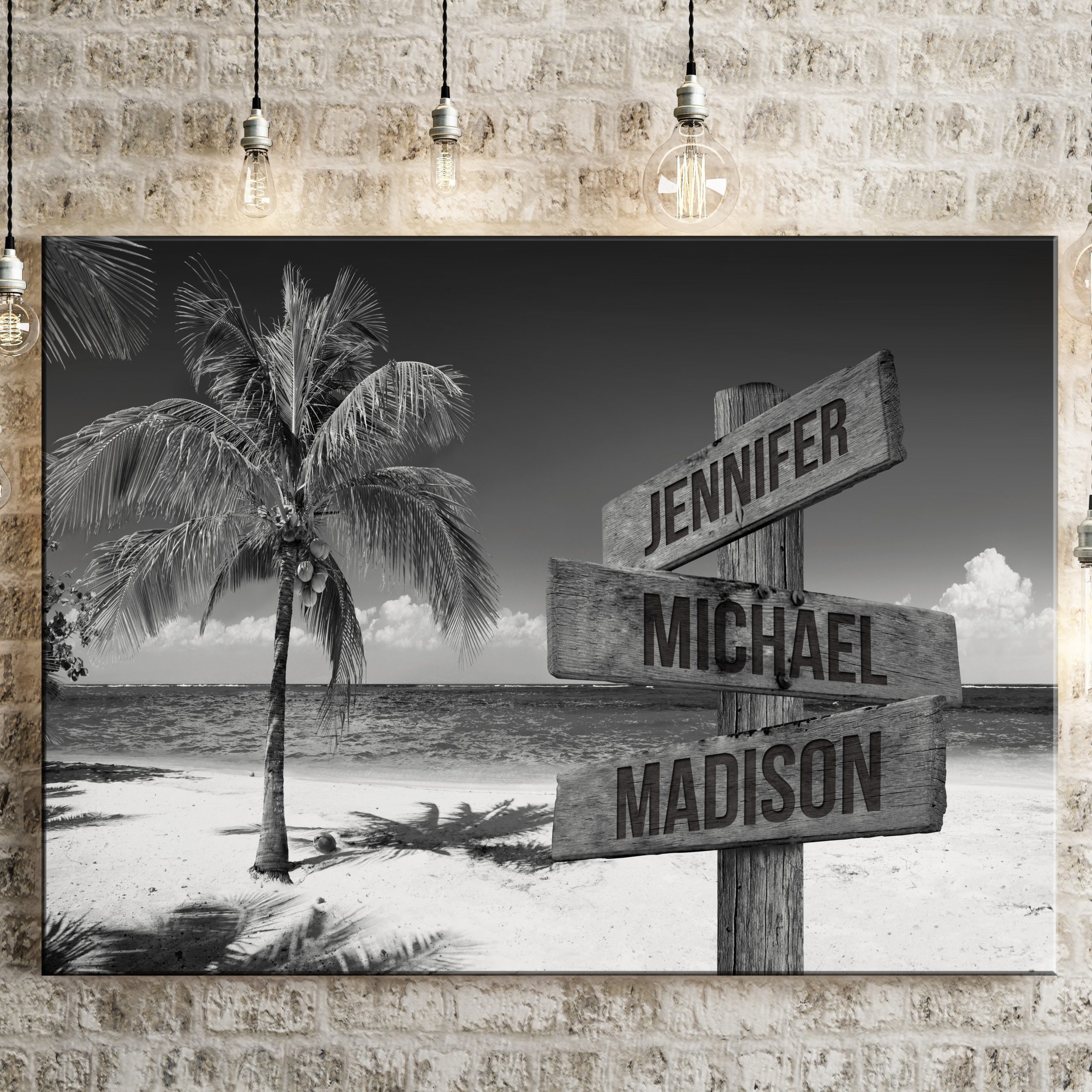 Ocean Breeze Multi-Names Premium Canvas