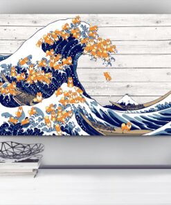 Pomeranian Wave Canvas