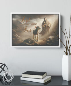 Psalm 118:6 The Lord is on My Side Poster & Canvas Print | Christian Wall Art Decor | Gift for Believers & Spiritual Homes