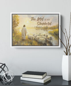 Psalm 23: The Lord is My Shepherd Poster & Canvas Print | Wall Art Decor | Gift for Christians & Religious Home Décor