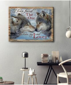 Hayooo I Have Found Wolf Canvas Wall Art Decor