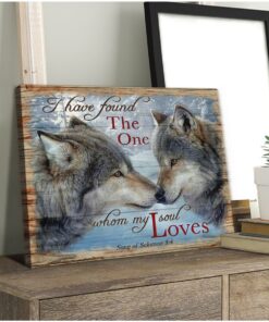 Hayooo I Have Found Wolf Canvas Wall Art Decor