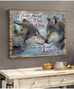 Hayooo I Have Found Wolf Canvas Wall Art Decor