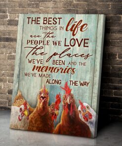 Canvas Chicken The Best Things In Life