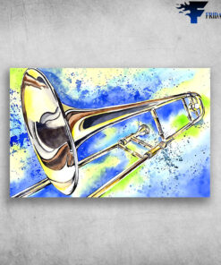 Trombone Community Colorful Trombone Musical Instrument