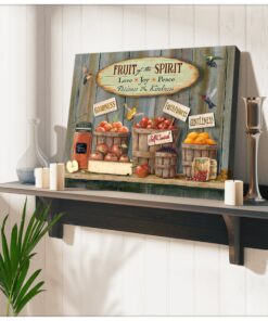 Hayooo The Best Hummingbird Farmhouse Kitchen Fruit Of The Spirit Canvas Wall Art Home Decor