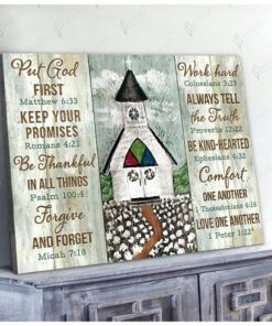 Hayooo Church Canvas Put God First