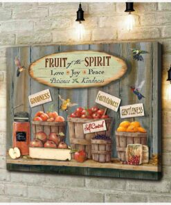 Hayooo The Best Hummingbird Farmhouse Kitchen Fruit Of The Spirit Canvas Wall Art Home Decor