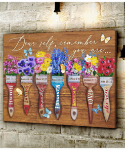 Hayooo Dear Self Canvas Wall Art Decor