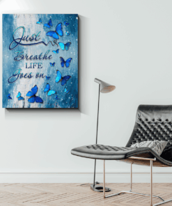 Canvas Butterfly Life Goes On