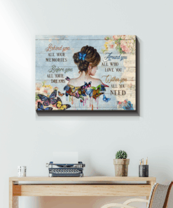Canvas Butterfly Girl