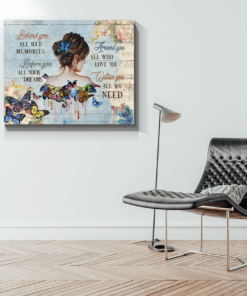 Canvas Butterfly Girl