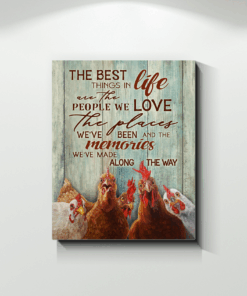 Canvas Chicken The Best Things In Life