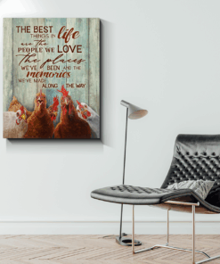 Canvas Chicken The Best Things In Life