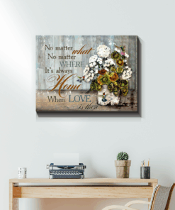 Hummingbird Canvas It'S Always Home