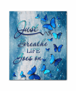 Canvas Butterfly Life Goes On