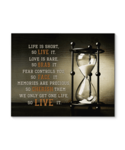 Hourglass Canvas Live It