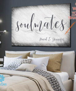 Personalized "Soulmates" Premium Canvas