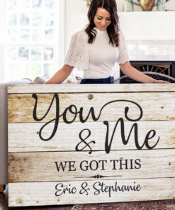 Personalized "You and Me - We Got This" Premium Canvas